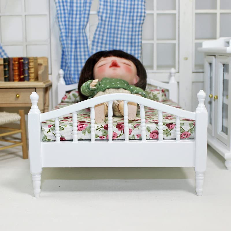 SXFSE Dollhouse Decoration Accessories, Mini Dollhouse Furniture Bed Room Pretend Play Toy - Image 5
